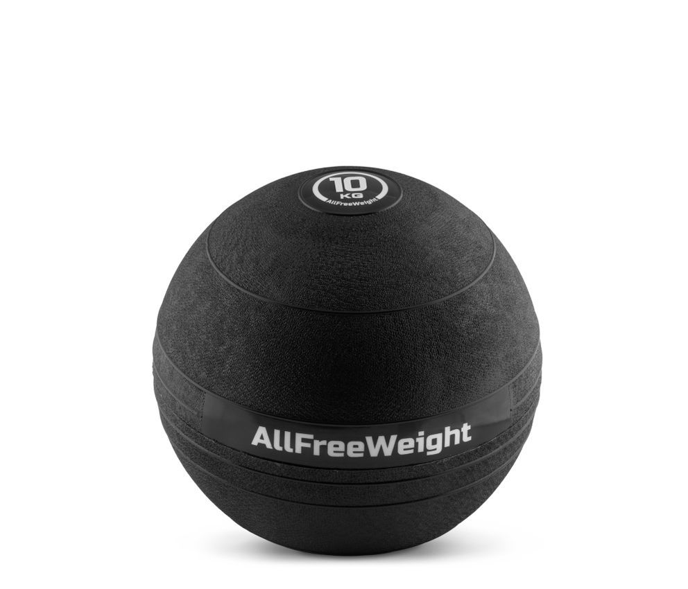 10541 - AFW Slam ball negro liso 10 kg